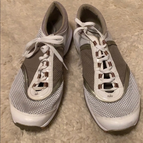 nike golf shoes gold